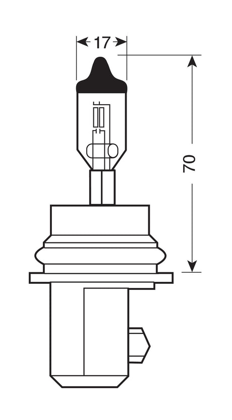 Osram Lampadina 12V Original Line - HB5 - 60/55W - PX29t - 1 pz - Scatola