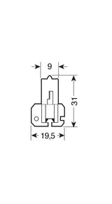 Osram Lampadina 24V Original Line - H2 - 70W - X511 - 1 pz - Scatola