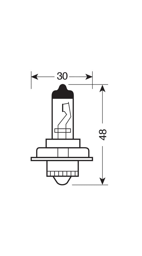 Lampa 12V Lampada alogena Blu-Xe - S3 - 15W - P26s - 1 pz - D/Blister 91514