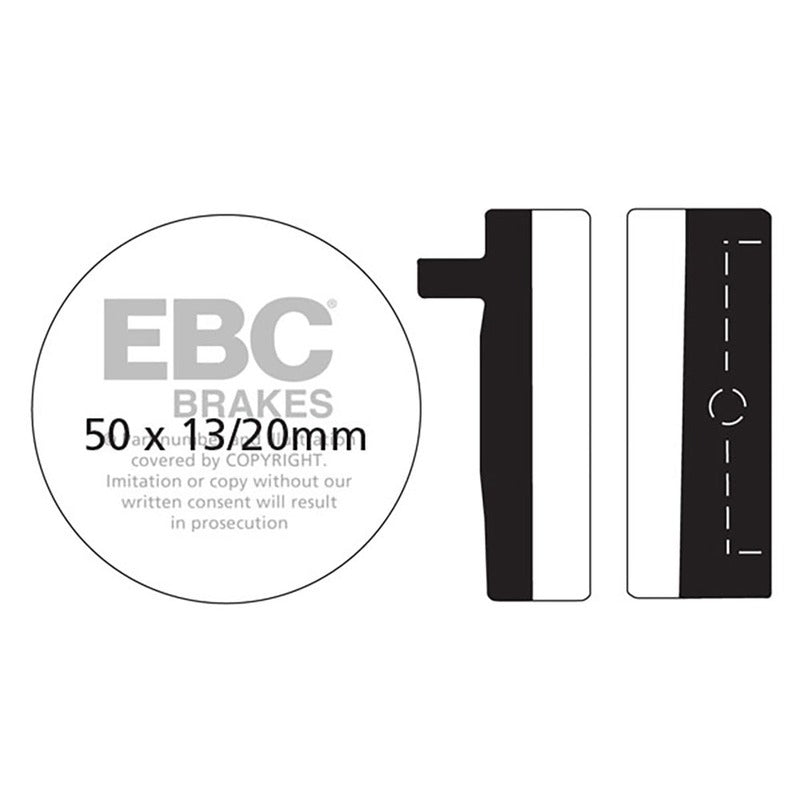 Ebc Brake Pads V Honda Cb 750 69-77 FA012V