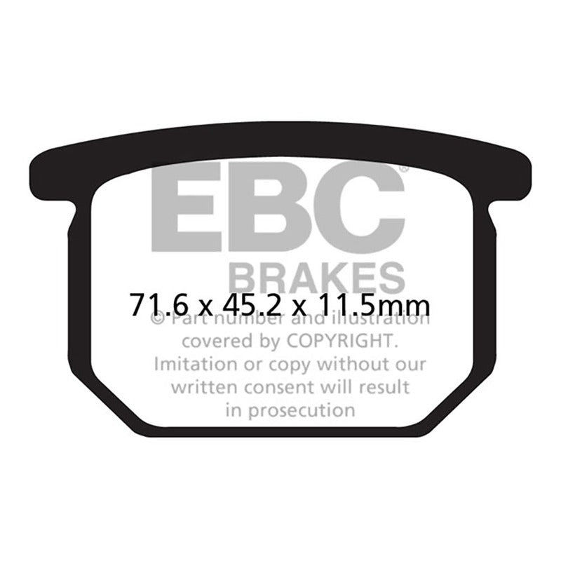 Ebc Brake Pads V suzuki Gsx 750/1100 80- Front FA065V