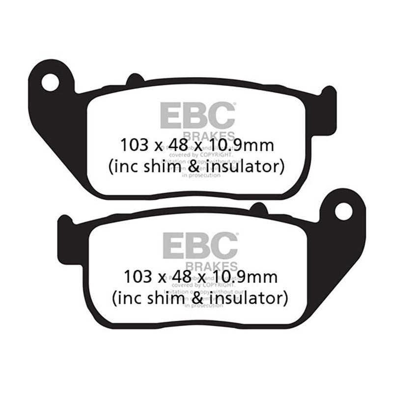 Ebc Brake Pads V Harley Davidson 883 04-05 Front FA381V