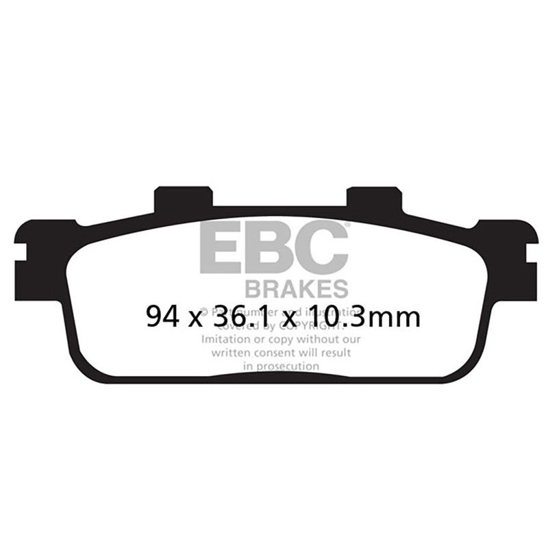 Ebc Brake Pads Tt Daelim/ sym Quad FA427TT