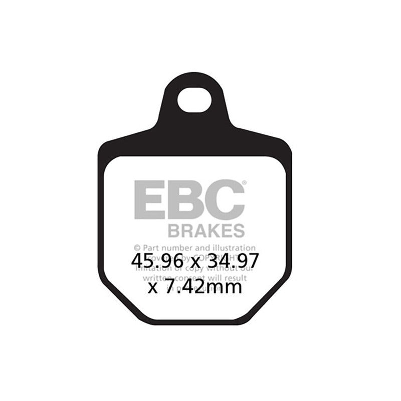 Ebc Pastiglie freno Epfa Ktm Smr 450/560 Anteriore Hm Crm 125/250/450 07- EPFA433/4HH