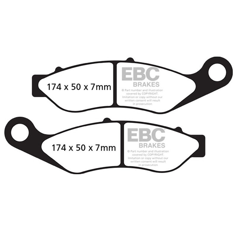 EBC Brake Pads Hh HD Trike Tri Glide Ultra Front. 14- Front FA638HH