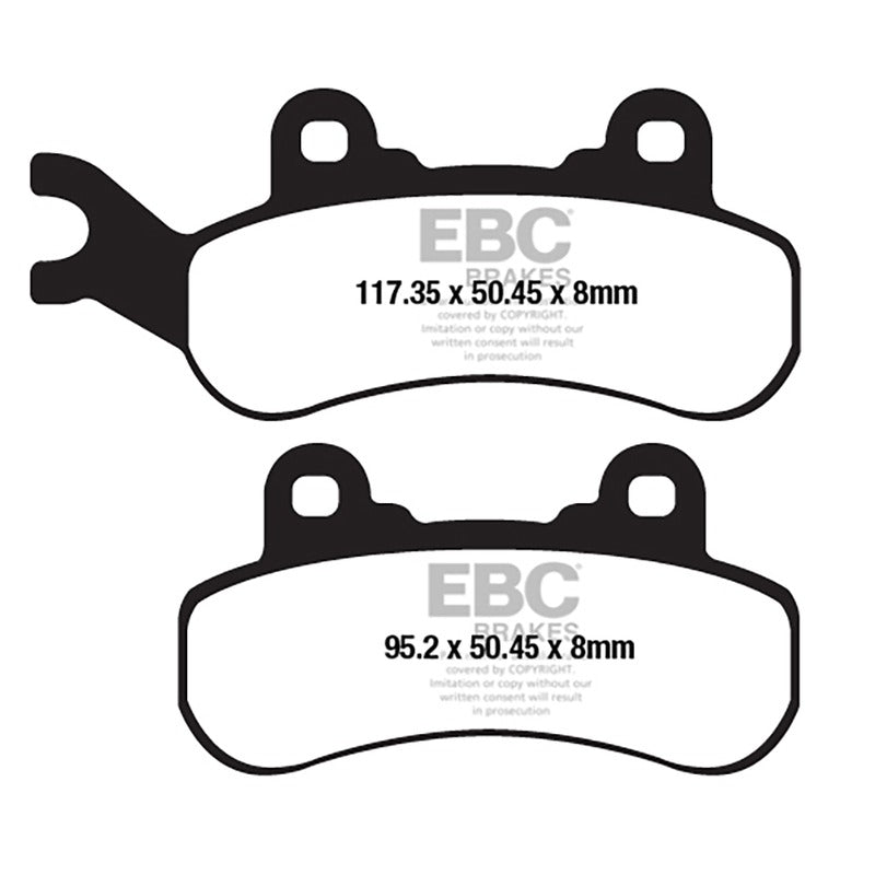 Ebc Pastiglie freno Can-Am Dx 500/799/976 FA683TT