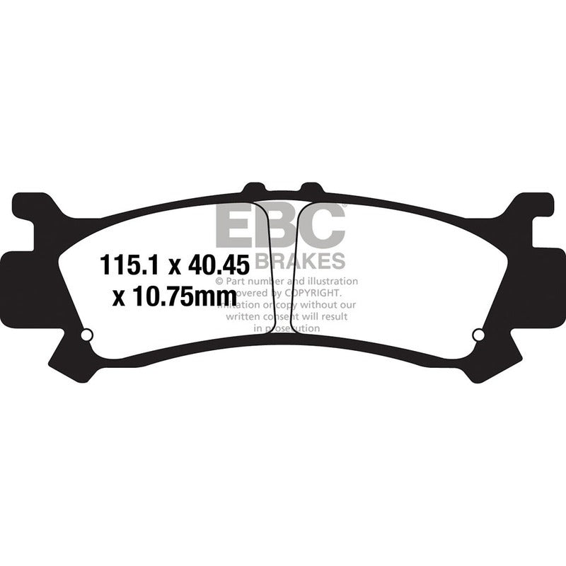 Ebc Brake Pads R Fa701R FA701R