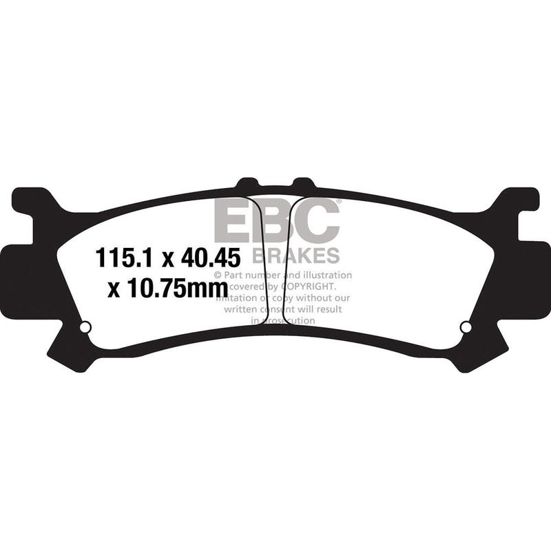 Ebc Brake Pads Tt Fa702Tt FA702TT