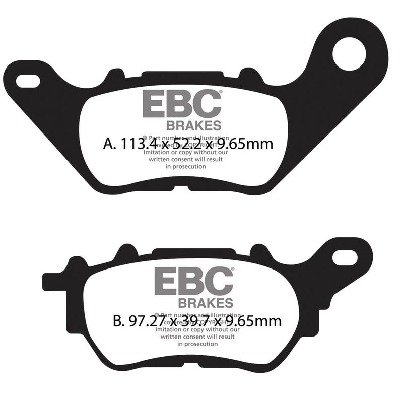 Ebc Brake Pads Sfa Yamaha X-Max 125/300 17 -18 Rear SFA706