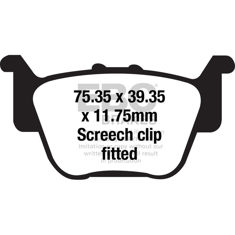 Ebc Brake Pads Tt Fa714Tt FA714TT