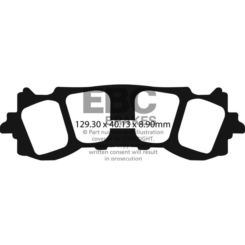 Ebc Hh brake pads Honda Goldwing Gl1800 FA717HH