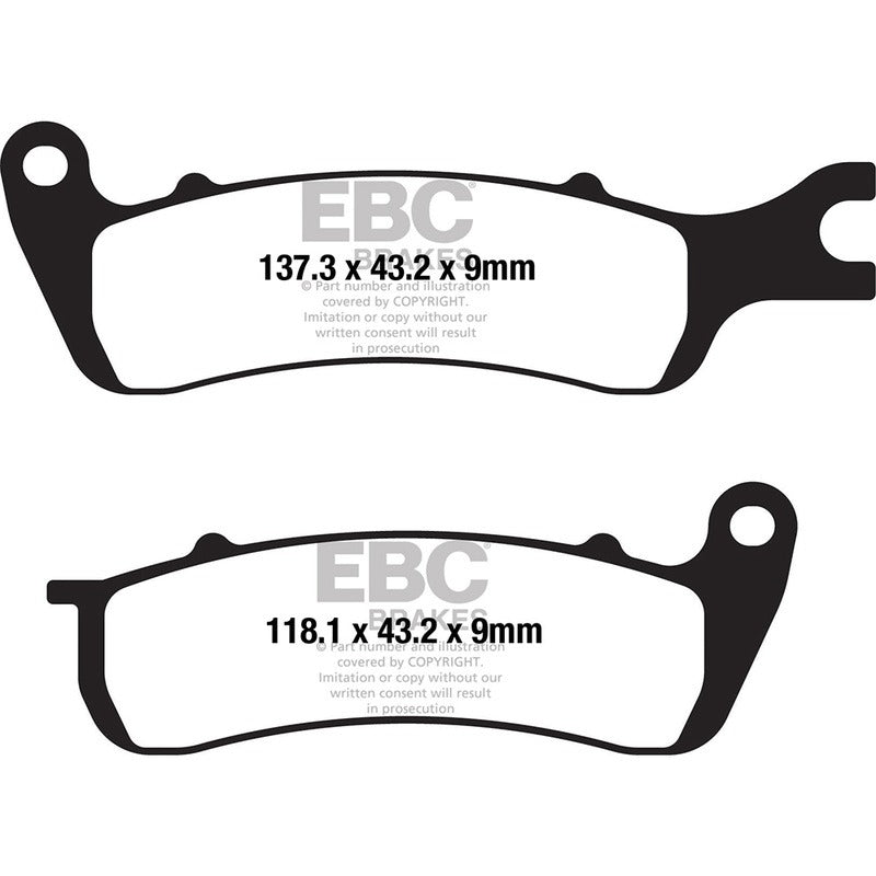 EBC Brake Pads Ajs, Lexmoto Front FA722
