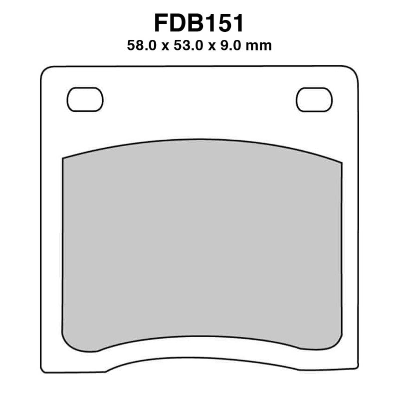 Ferodo Pastiglie freno Fdb151P FDB151P