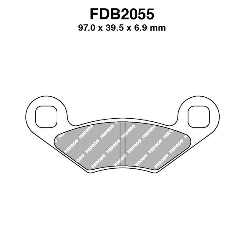 Ferodo Pastiglie freno Fdb2055Sg FDB2055SG