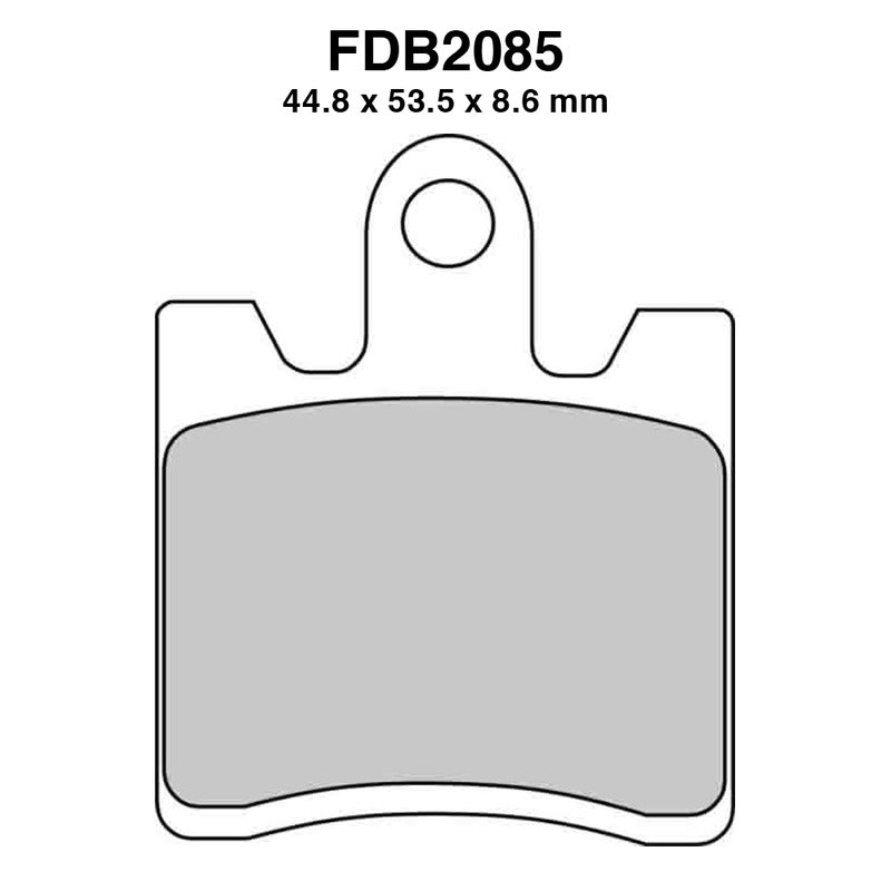 Ferodo Pastiglie freno Fdb2085Sm -4Pz per confezione FDB2085SM