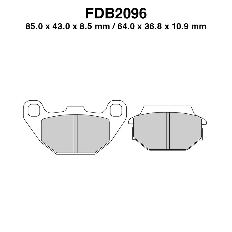 Ferodo Pastiglie freno Fdb2096Ef FDB2096EF