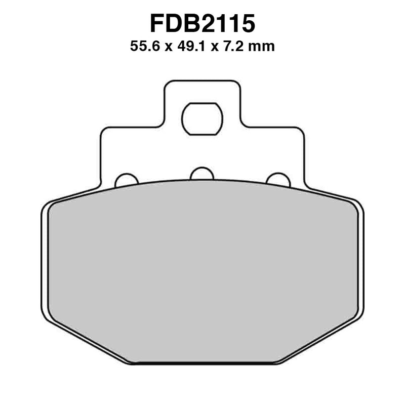 Ferodo Pastiglie freno Fdb2115P FDB2115P