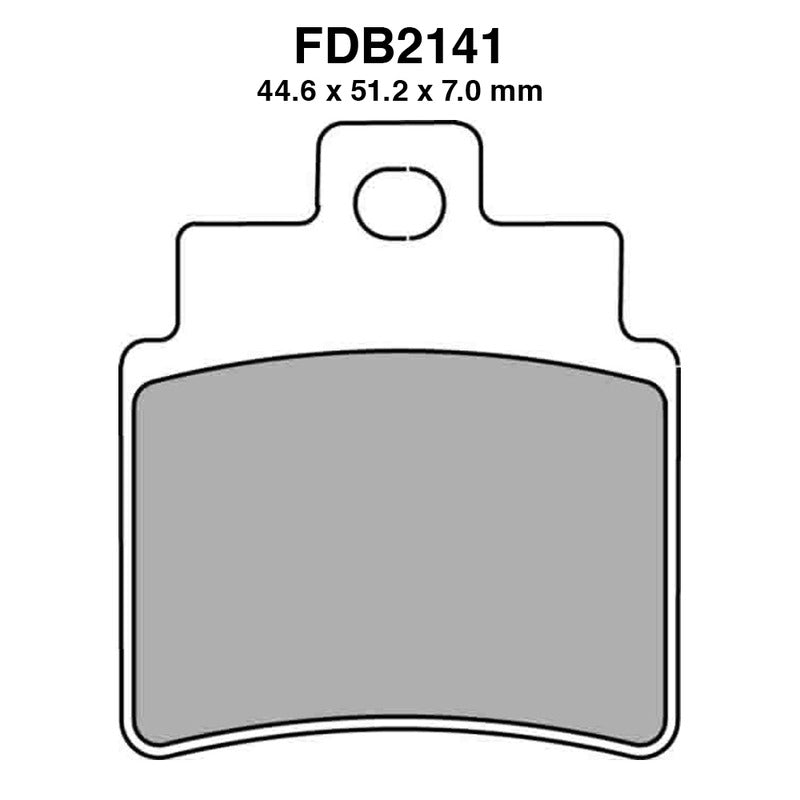 Ferodo Pastiglie freno Fdb2141Ef -4Pz per confezione FDB2141EF