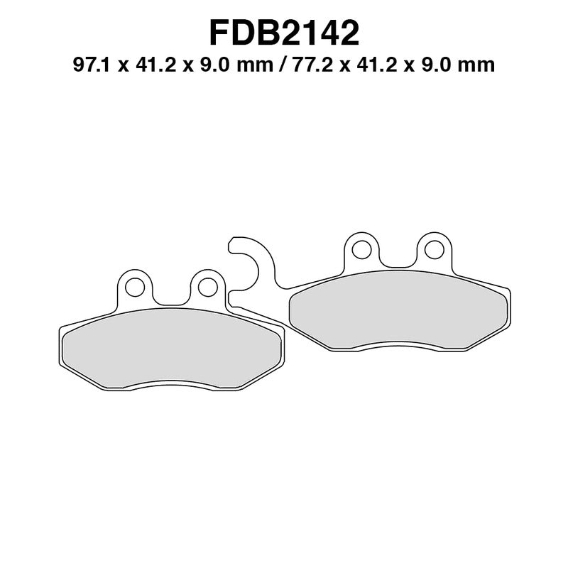 Ferodo Pastiglie freno Fdb2142Ag FDB2142AG
