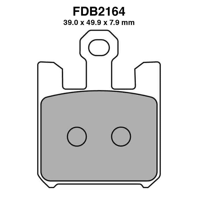 Ferodo Pastiglie freno Fdb2164St -4Pz per confezione FDB2164ST