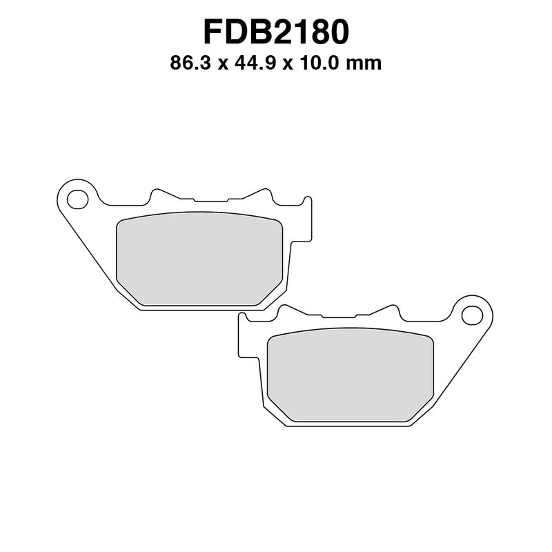 Ferodo Brake Pads Fdb2180P FDB2180P