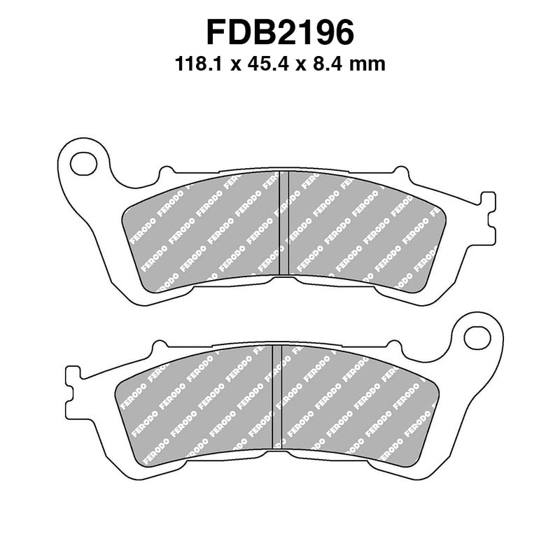 Ferodo Brake Pads Fdb2196P FDB2196P