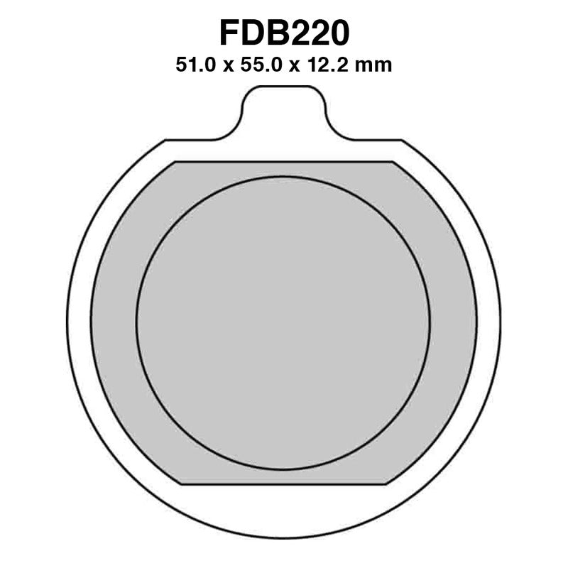Ferodo Brake Pads Fdb220P FDB220P