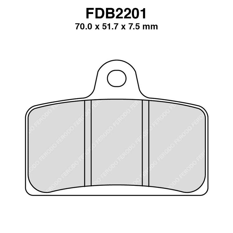 Ferodo Brake Pads Fdb2201St FDB2201ST