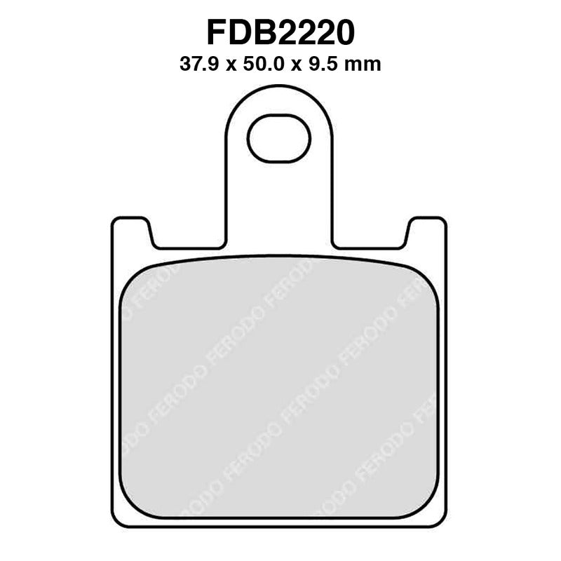 Ferodo Pastiglie freno Fdb2220St -4Pz per confezione FDB2220ST