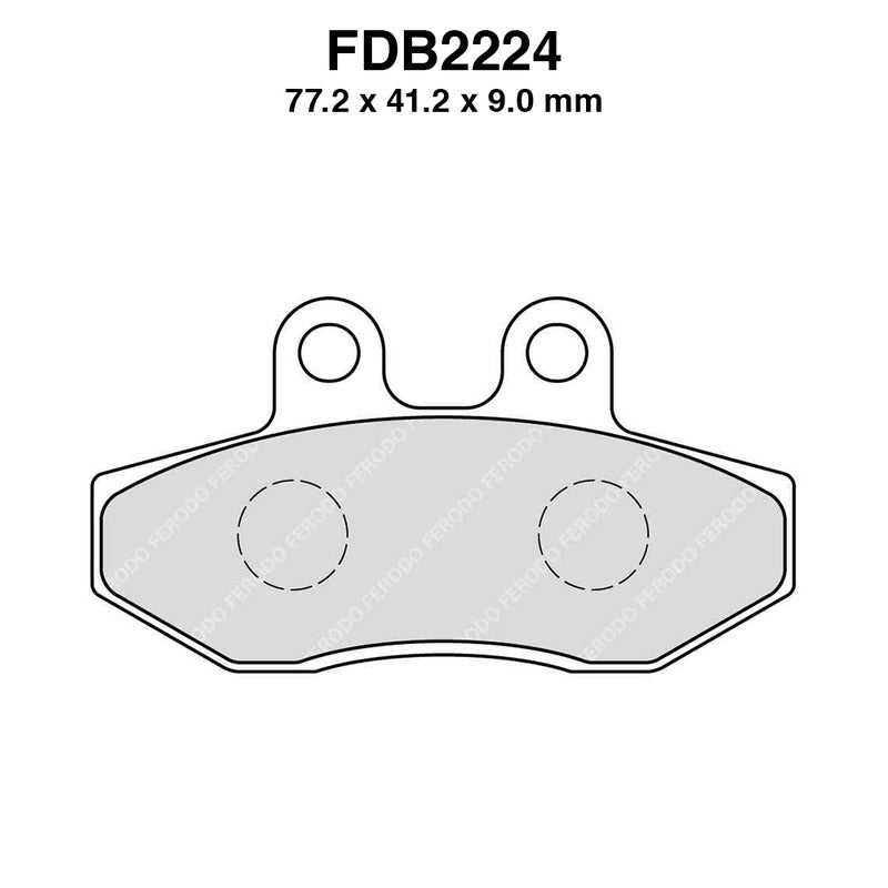 Ferodo Brake Pads Fdb2224Ef FDB2224EF