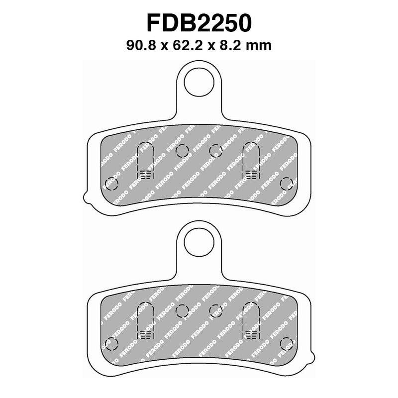 Ferodo Brake Pads Fdb2250St FDB2250ST