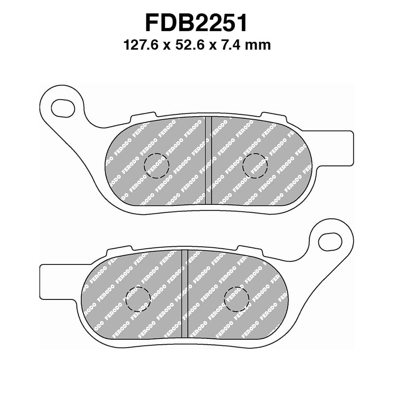 Ferodo Pastiglie freno Fdb2251St FDB2251ST
