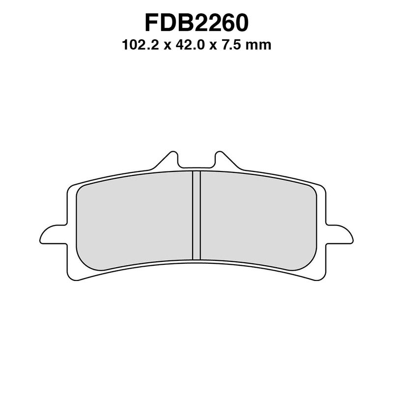 Ferodo Pastiglie freno Fdb2260St FDB2260ST