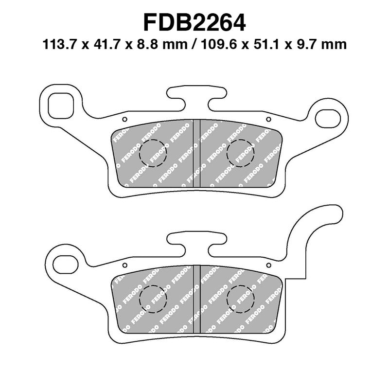 Ferodo Pastiglie freno Fdb2264Ef FDB2264EF
