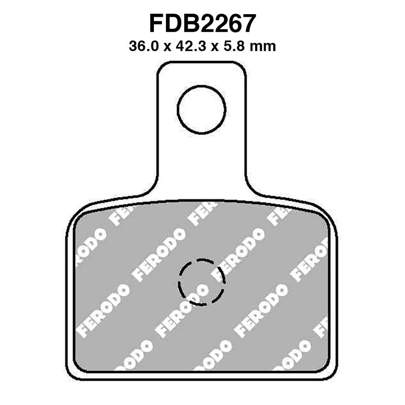Ferodo Pastiglie freno Fdb2267Sg FDB2267SG