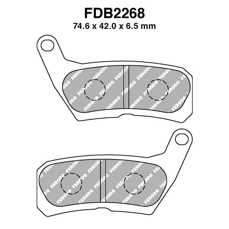 Ferodo Pastiglie freno Fdb2268P FDB2268P