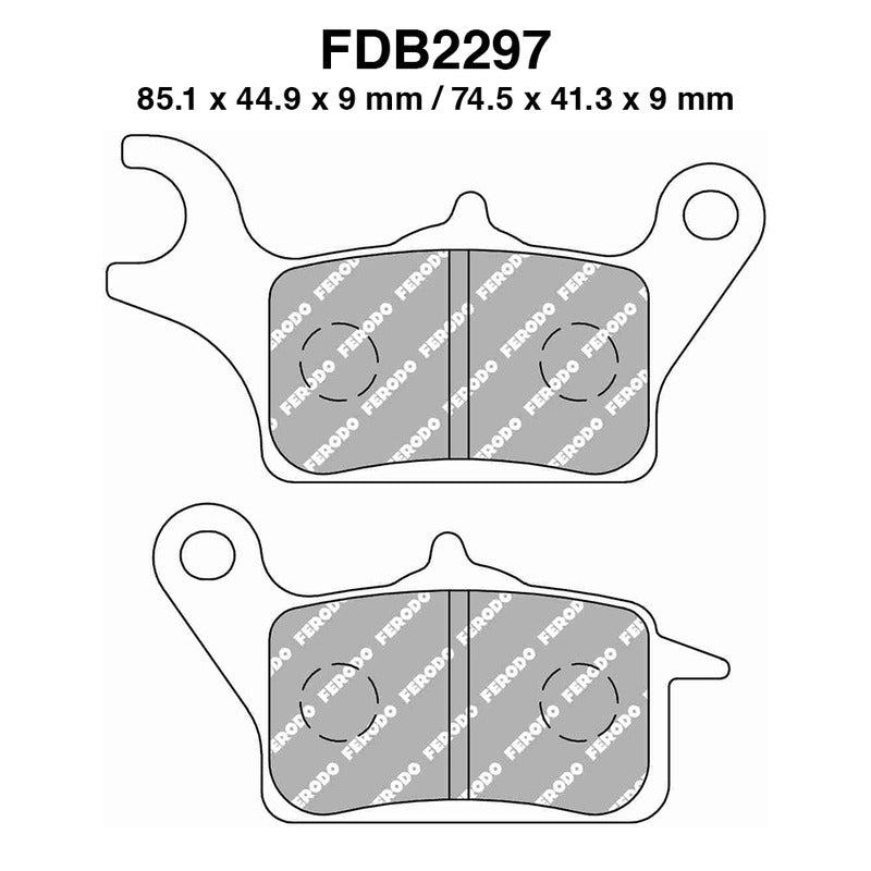 Ferodo Brake Pads Fdb2297Ef FDB2297EF