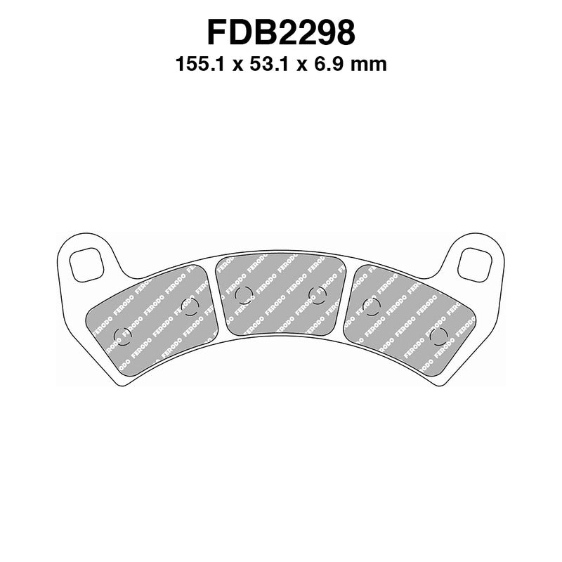 Ferodo Pastiglie freno Fdb2298Sg FDB2298SG