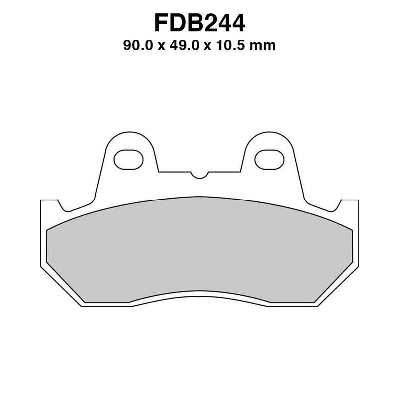 Ferodo Pastiglie freno Fdb244P FDB244P