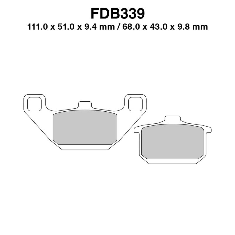Ferodo Bremsbeläge Fdb339Ef FDB339EF