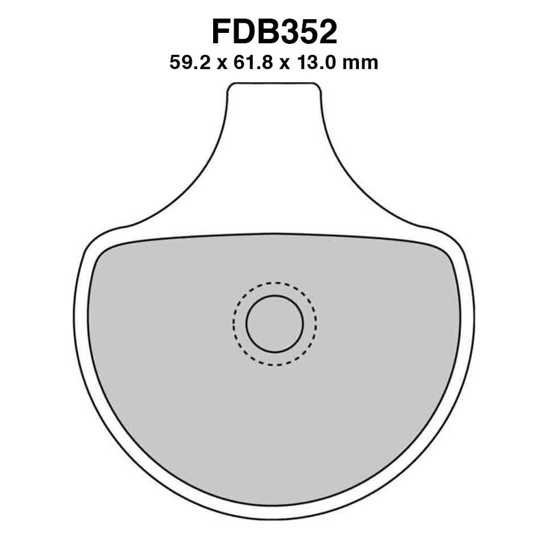 Ferodo Pastiglie freno Fdb352St FDB352ST