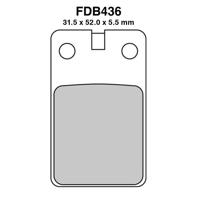 Ferodo Pastiglie freno Fdb436P FDB436P