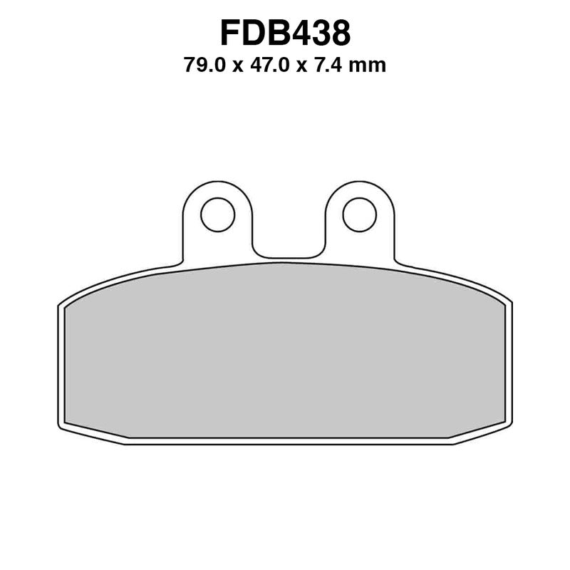 Ferodo Pastiglie freno Fdb438Ef FDB438EF