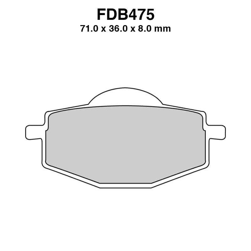 Ferodo Brake Pads Fdb475Ag FDB475AG