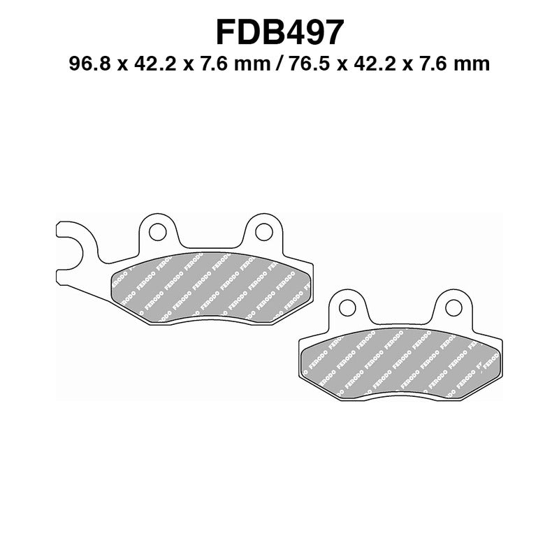 Ferodo Brake Pads Fdb497Sg FDB497SG