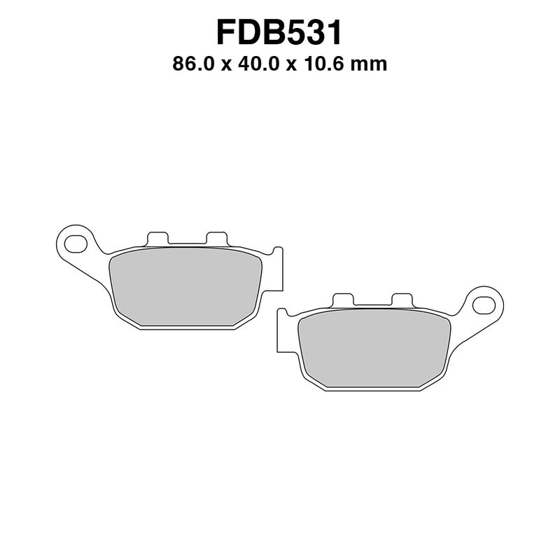 Ferodo Brake pads Fdb531St FDB531ST