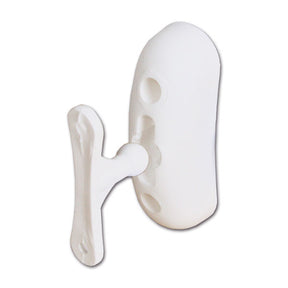 Fermaporta esterno camper e caravan bianco ovale FER06 - AmerigoStore