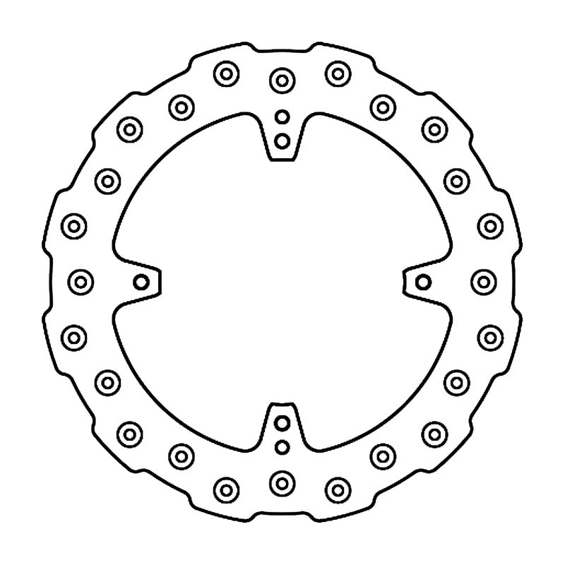 Ferodo Disco Freno Honda Crf 250 04- Crf 450 02- Posteriore FMD0197MXR