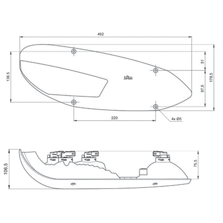 Fanale multifunzione L3000 destro 1412 FNL1412