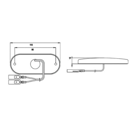 Luce ingombro anteriore PLR2002 a LED FNL3407